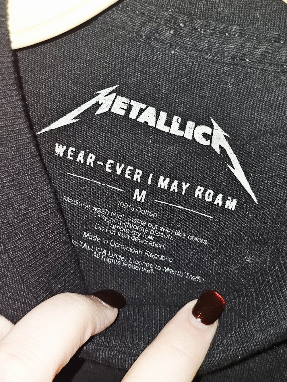 Metallica Official Concert T Shirt WHERE EVER I MAY ROAM POWER TRIP M72 2023-24 - Picture 2 of 4